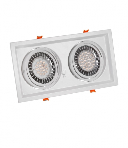 MDD MAXI DUE AR111 GU10 X 2 WHITE SLIP002008