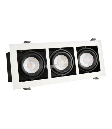 MODERN DAY MINI GU10 X3 WHITE FRAME SLIP002013