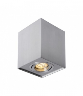 CHLOE GU10 IP20 KWADRATOWA SREBRNA OCZKO REGULOWANE SLIP004004