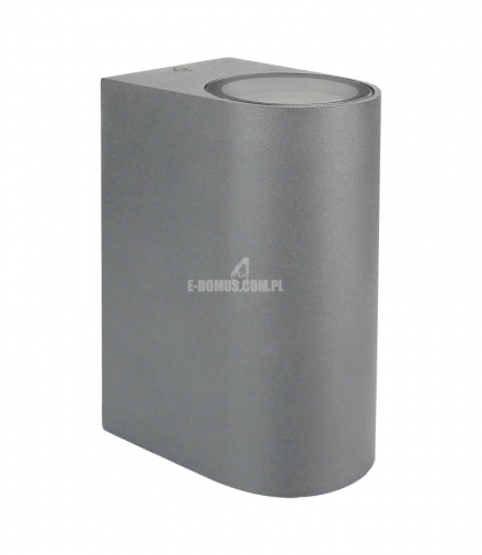 TORRE GU10 X2 IP54 GREY SLIP007004