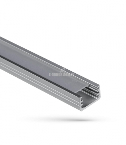 PROFIL ALUMINIOWY WOJSLIM Z OSŁONĄ MLECZNĄ 1MB KLOSZ A WOJ+01706