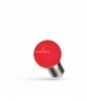 Żarówka LED KULKA E-27 230V 1W RED czerwona SPECTRUM WOJ+11795