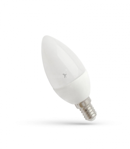 LED ŚWIECOWA E-14 230V 4W CW barwa zimna SPECTRUM WOJ+13035