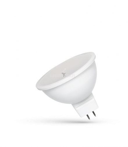 LED MR16 12V 6W SMD WW Z MLECZNĄ SZYBKĄ SPECTRUM + WOJ+13133