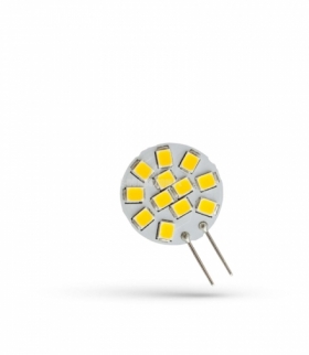 LED G4 12V 1,2W 12 LED WW 20MM SPECTRUM WOJ+13784