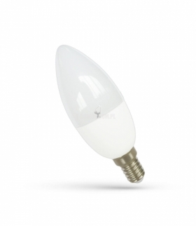 LED ŚWIECOWA E-14 230V 7W WW SPECTRUM WOJ+13798