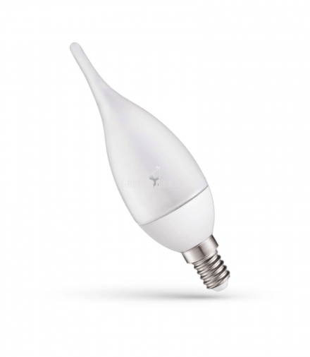 LED ŚWIECOWA DECO E-14 230V 7W CW SPECTRUM + WOJ+13805