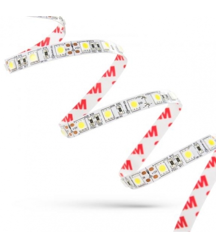 PASEK LED 30W 5050 60LED CW ECO 1M zimny - BEZ OSŁONY SPECTRUM WOJ+14022