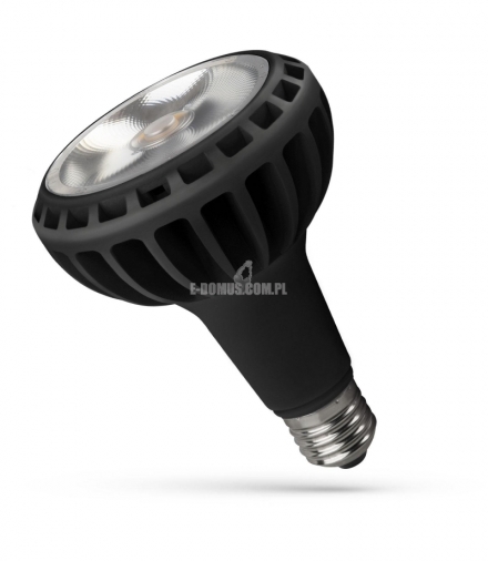 LED PAR30 E27 230V 20W COB 24ST NW BLACK SPECTRUM WOJ+14170