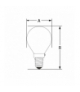 LED KULKA E-14 230V 8W WW SPECTRUM WOJ+14215