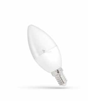 LED ŚWIECOWA E-14 230V 8W WW SPECTRUM WOJ+14220