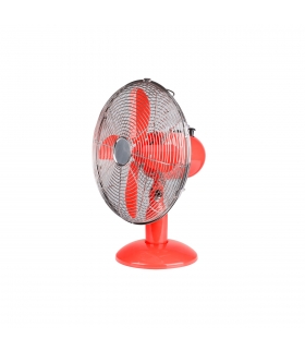 WENTYLATOR BIURKOWY 35W CZERWONY VO0648