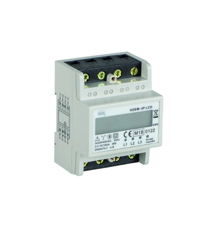 KDEM-3P LCD Licznik zużycia energii elektrycznej Kanlux 19344