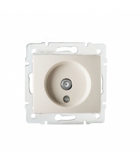 DOMO 01-1301-003 kr Gniazdo antenowe typu F SAT pojedyncze Kanlux 27121