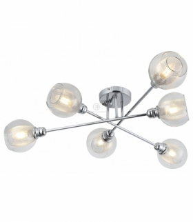 DIXI LAMPA SUFITOWA 6X40W E14 CHROM Candellux 36-61362