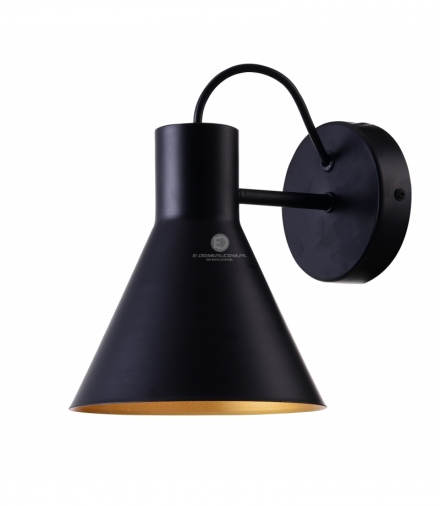 MORE LAMPA KINKIET 1X40W E27 CZARNY MATOWY Candellux 21-71149