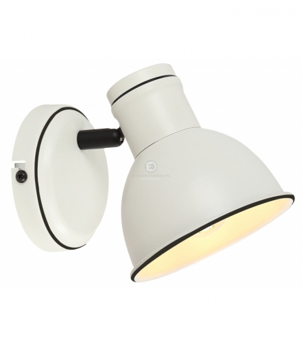 ZUMBA LAMPA KINKIET 1X40W E14 BIAŁY+CZARNY Candellux 91-72115