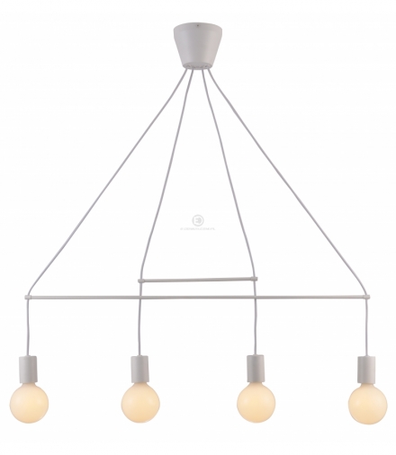 ALTO LAMPA WISZĄCA 4X40W E27 BIAŁY MATOWY Candellux 34-70906