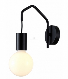 BASSO LAMPA KINKIET 1X40W E27 CZARNY MATOWY Candellux 21-70999