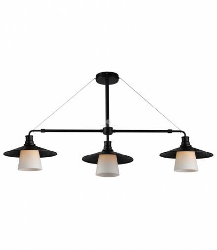 LOFT LAMPA WISZĄCA 3X60W E27 CZARNY Candellux 33-43115