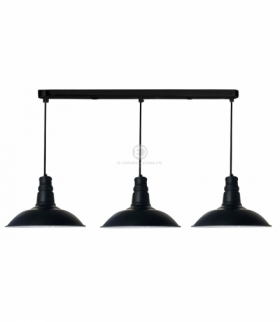 CONSUELA LAMPA WISZĄCA 3X60W E27 CZARNY Candellux 33-57631