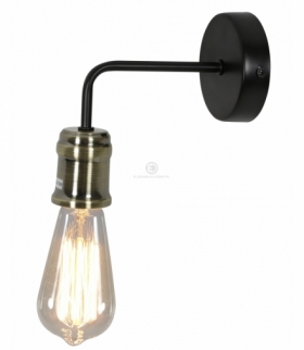 GOLDIE LAMPA KINKIET 1X60W E27 CZARNY+PATYNA BEZ ŻARÓWKI Candellux 21-56160-Z