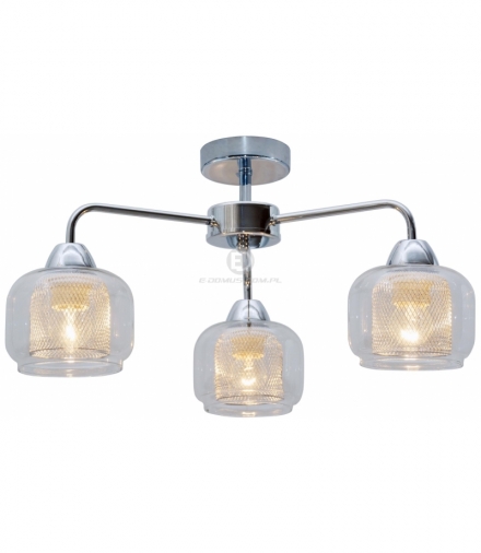 RAY LAMPA SUFITOWA 3X40W E14 CHROM Candellux 33-67081