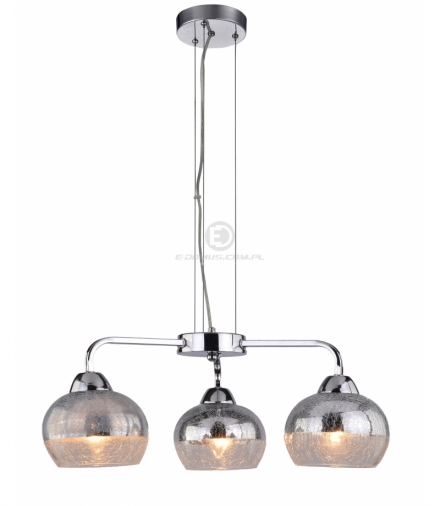 CROMINA LAMPA WISZĄCA 3X60W E27 CHROM Candellux 33-56368
