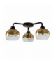 CROMINA GOLD LAMPA SUFITOWA 3X60W E27 CZARNY Candellux 98-57273