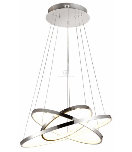 LUNE LAMPA WISZĄCA 50 OKRĄGŁY POTRÓJNY 60W LED 4000K CHROM Candellux 33-64738