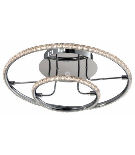 ADEL LAMPA SUFITOWA PLAFON 40 36W LED CHROM 3000K Candellux 98-69634