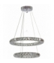 LORDS LAMPA WISZĄCA 42 OKRĄGŁY PODWÓJNY 24W LED CHROM Candellux 31-32515