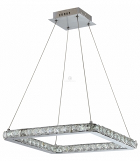 LORDS LAMPA WISZĄCA KWADRAT 42X42 24W LED CHROM Candellux 31-34854
