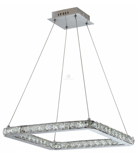 LORDS LAMPA WISZĄCA KWADRAT 42X42 24W LED CHROM Candellux 31-34854