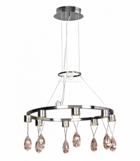 PRISMA LAMPA WISZĄCA 8X3W LED CHROM Candellux 38-26064