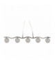 STARLET LAMPA WISZĄCA 5X40W G9 CHROM/TRANSPARENT Candellux 35-85767