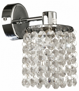 ROYAL LAMPA KINKIET 1X40W G9 CHROM+KRYSZTAŁKI Candellux 21-08421