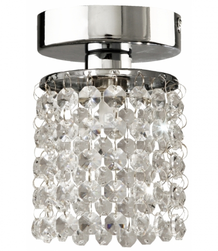 ROYAL KINKIET 1X40W G9 CHROM+KRYSZTAŁKI Candellux 91-27965