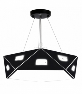 NEMEZIS LAMPA WISZĄCA PIĘCIOKATNY 42 3X40W G9 Z ŻARÓWKĄ CZARNY Candellux 31-59130