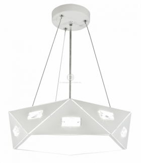 NEMEZIS LAMPA WISZĄCA PIĘCIOKATNY 42 3X40W G9 Z ŻARÓWKĄ BIAŁY Candellux 31-59147