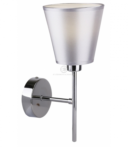 VOX LAMPA KINKIET 1X40W E14 CHROM Z ABAŻUREM Candellux 21-70616