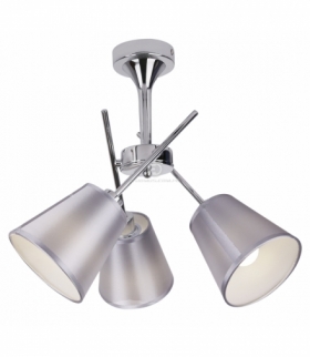VOX LAMPA WISZĄCA 3X40W E14 CHROM Z ABAŻUREM Candellux 33-70623