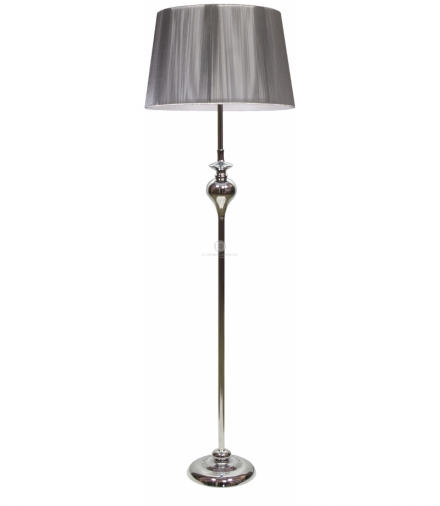 GILLENIA LAMPA PODŁOGOWA 1X60W E27 SREBRNA Candellux 51-11947