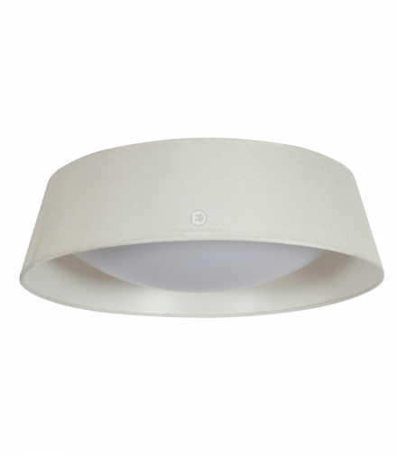 MOLA LAMPA SUFITOWA PLAFON 43 16W LED 6500K Z ABAŻUREM KREMOWY Candellux 31-41494