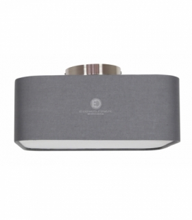 HUNTS LAMPA WISZĄCA 32X32 2X40W E27 SZARY Candellux 31-41524