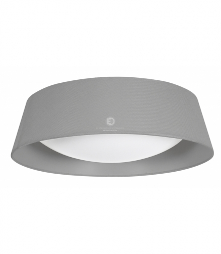 MOLA LAMPA SUFITOWA PLAFON 43 16W LED 6500 K Z ABAŻUREM SZARY Candellux 31-63663