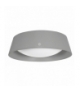 MOLA LAMPA SUFITOWA PLAFON 43 16W LED 6500 K Z ABAŻUREM SZARY Candellux 31-63663