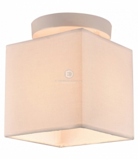 BOHO LAMPA SUFITOWA 1X40W E27 BIAŁY ABAŻ. BEŻOWY Candellux 31-58423