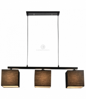 BOHO LAMPA WISZĄCA 3X40W E27 CZARNY Candellux 33-58379