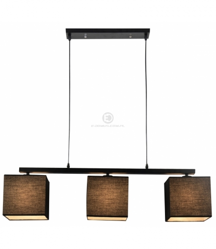 BOHO LAMPA WISZĄCA 3X40W E27 CZARNY Candellux 33-58379